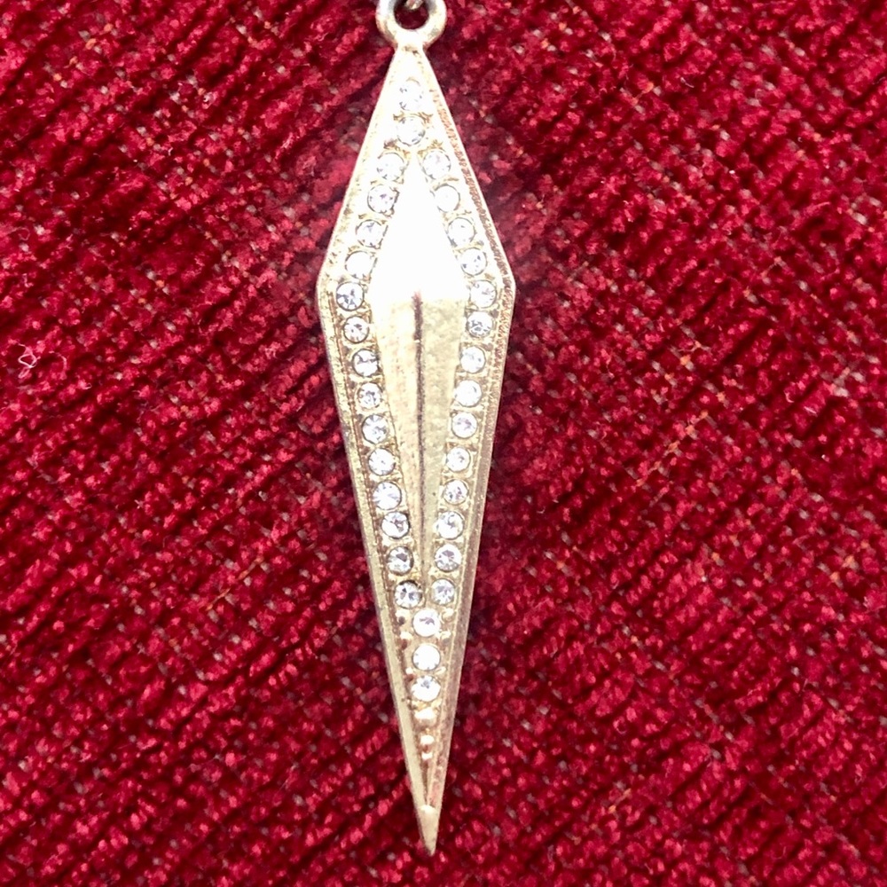 Rachel Roy Gold-Toned Rhombus Necklace